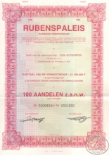 Rubenpaleis.100 акций, 1989 год.