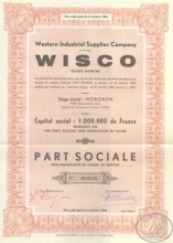 Wisco Western Industrial Supplies Co. Пай, 1944 год.