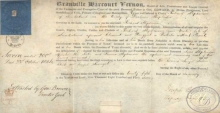 Великобритания.Granbille Warcort Vernon,Письмо.1846 год.