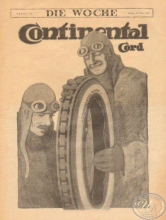Die Woche Continental Cord. Рекламный буклет, 1927 год.