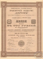 АО «Каучук». Акция в 100 рублей, 1913 год.