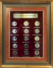 Панно «Российская Империя» с памятными портретными медалями Российских Императоров и Императриц.